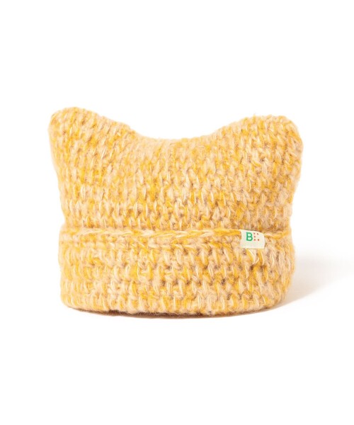 BEAMS mini（ビームスミニ）の「ネコミミ ニット ワッチキャップ 2024FW（ニットキャップ/ビーニー・キッズ・イエロー/ピンク/ネイビー・S(51-52cm）/M(53-54cm)）」の12枚目の写真
