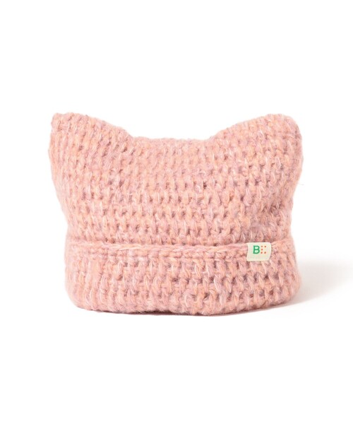 BEAMS mini（ビームスミニ）の「ネコミミ ニット ワッチキャップ 2024FW（ニットキャップ/ビーニー・キッズ・イエロー/ピンク/ネイビー・S(51-52cm）/M(53-54cm)）」の14枚目の写真