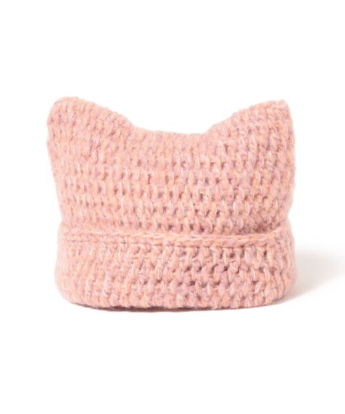 BEAMS mini（ビームスミニ）の「ネコミミ ニット ワッチキャップ 2024FW（ニットキャップ/ビーニー・キッズ・イエロー/ピンク/ネイビー・S(51-52cm）/M(53-54cm)）」の22枚目の写真