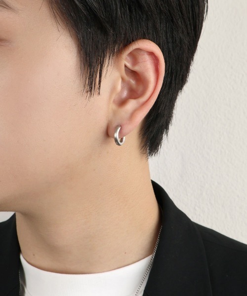478Fi【オススメ】フープピアス　マット仕上げ　GD　シンプル　カッコかわいい 楽天市場】金属アレルギー対応 ピアス サージカルステンレス U