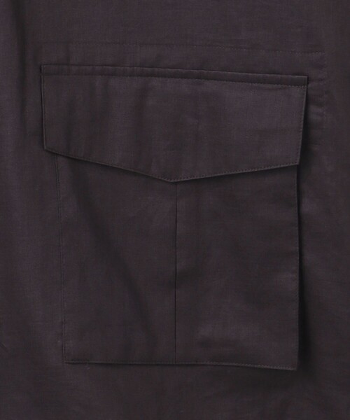 6（ロク）の「＜6(ROKU)＞シアー ミリタリー ジャケット（ミリタリージャケット・レディース・ワインレッド・36/38）」の16枚目の写真