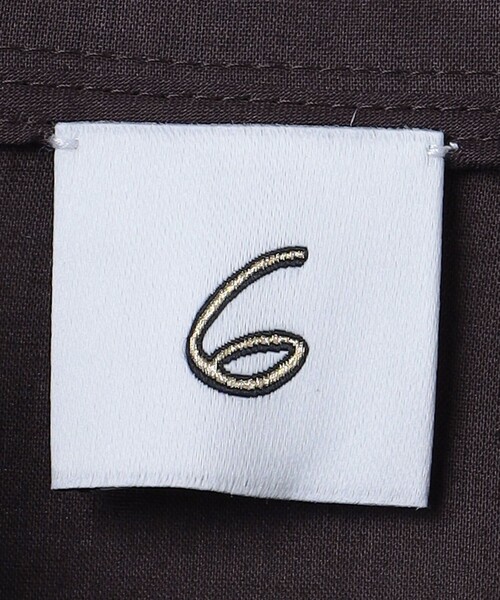 6（ロク）の「＜6(ROKU)＞シアー ミリタリー ジャケット（ミリタリージャケット・レディース・ワインレッド・36/38）」の11枚目の写真