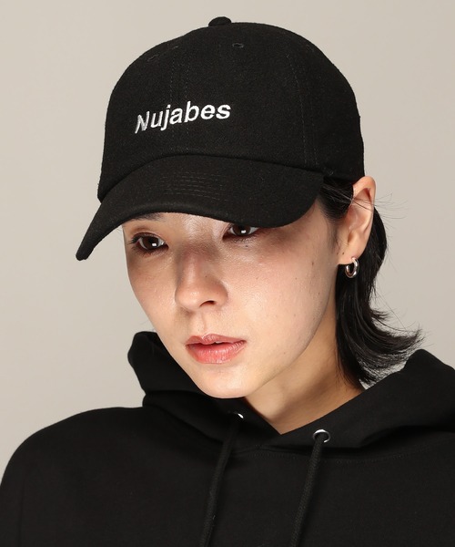 Nujabes】ヌジャベス Modal ロゴ ウール キャップ（キャップ