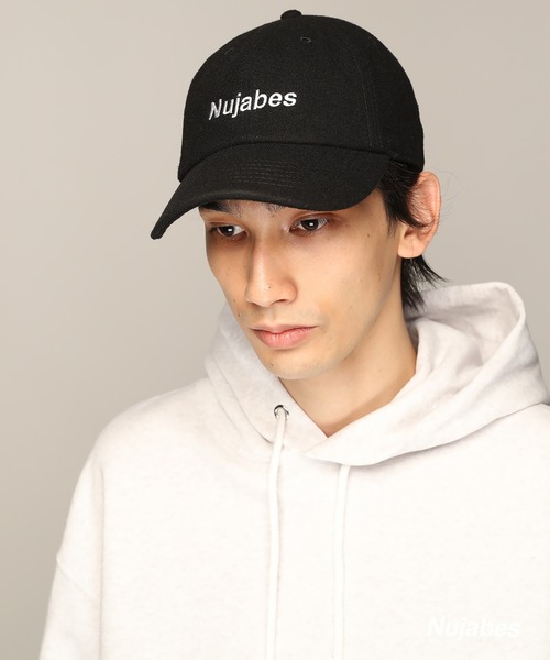Nujabes】ヌジャベス Modal ロゴ ウール キャップ（キャップ