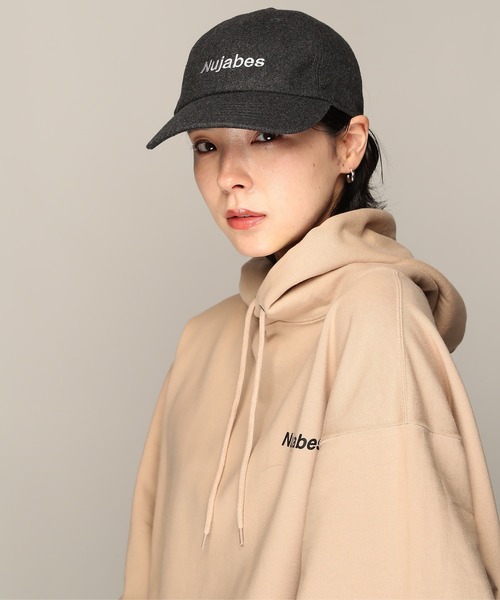 Nujabes】ヌジャベス Modal ロゴ ウール キャップ（キャップ