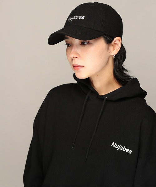 Nujabes】ヌジャベス Modal ロゴ ウール キャップ（キャップ