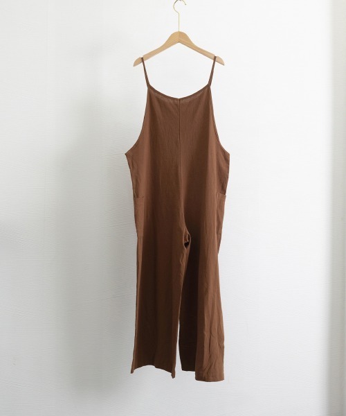 バックバックル オールインワン サロペット パンツ 韓国 nr8639 サロペットパンツ レディース サロペット パンツ リネン風