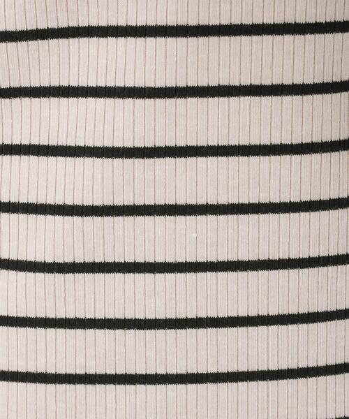 DRESKIP(ドレスキップ)の「◆女性らしさをプラスする テレコハートネック 5分袖トップス(Tシャツ/カットソー・レディース・ブラック/ブルーグリーン/アイボリー/ブラック系2・03/02/04)」の8枚目の写真