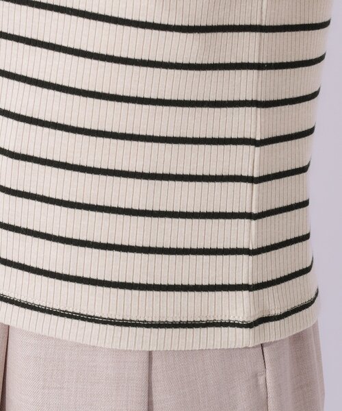 DRESKIP(ドレスキップ)の「◆女性らしさをプラスする テレコハートネック 5分袖トップス(Tシャツ/カットソー・レディース・ブラック/ブルーグリーン/アイボリー/ブラック系2・03/02/04)」の15枚目の写真