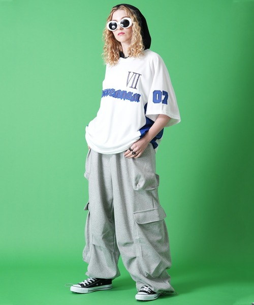 a.p.o.v.(エーピーオービー)の「a.p.o.v. フーディーメッシュサッカーゲームシャツ(Tシャツ/カットソー・メンズ・ホワイト/ブラック・ONESIZE)」の3枚目の写真