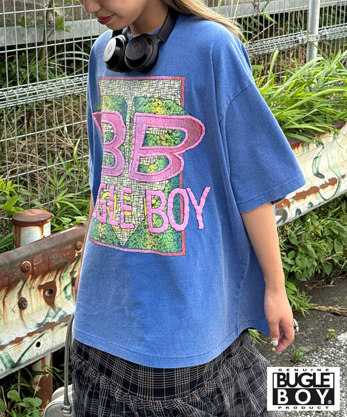 セール】【BUGLE BOY/ビューグル ボーイ】古着ライク加工半袖