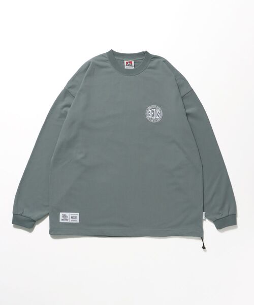 BEN DAVIS/WHITE LABEL（ベンデイビス ホワイトラベル）の「【BEN DAVIS（ベンデイビス）】CIRCLE LOGO BRUSHED LS / クルーネック 長袖 ロンT サークルロゴ ドローコード（Tシャツ/カットソー・メンズ・ブラック/ライトグレー/ホワイト・MEDIUM/LARGE/X-LARGE）」の19枚目の写真