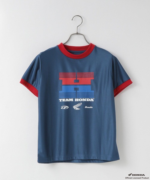 LOWRYS FARM（ローリーズファーム）の「ＨＯＮＤＡＭＩＮＩＴＳＳ　136040（Tシャツ/カットソー・レディース・オフホワイト/ブラック/ネイビー・FREE）」の3枚目の写真