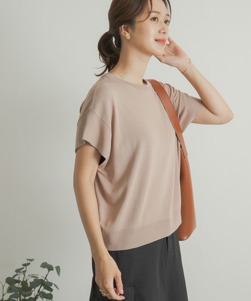 「URBAN RESEARCH DOORS」 半袖シャツ MEDIUM グレー系その他 レディース URBAN RESEARCH DOORS 「URBAN DOORS」 半袖ブラウス ONE グレー