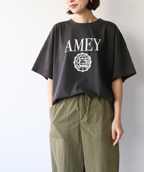 マイカアンドディール アメリカーナ コラボTシャツ ウォッシュロゴTシャツ AMERICANA(アメリカーナ)の「【AMERICANA×MICA&DEAL】