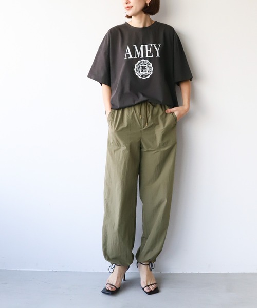 マイカアンドディール　アメリカーナ　コラボTシャツ　ウォッシュロゴTシャツ AMERICANA（アメリカーナ）の「【AMERICANA×MICA&DEAL】