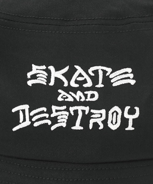 Manhattan Portage（マンハッタンポーテージ）の「THRASHER Bucket Hat（ハット・メンズ・ブラウン/ブラック・FREE）」の8枚目の写真