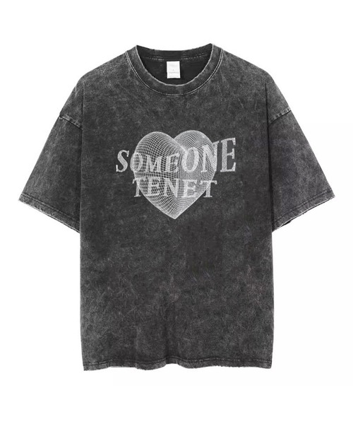 Sibra（シブラ）の「コットン100%グラフィックプリントピグメントビッグロゴTシャツ（Tシャツ/カットソー・レディース・ブラック系その他/ブラック・M）」の5枚目の写真