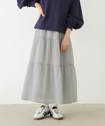 2wayシアーティアードスカート