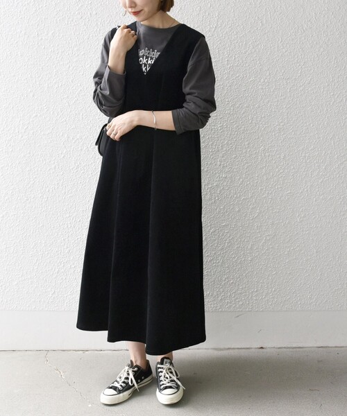 セール】SHIPS any:〈洗濯機可能〉コーデュロイ Vネック ジャンパー