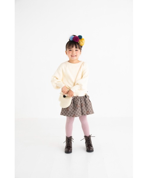 nino（ニノ）の「ボアミントポシェット（ショルダーバッグ・キッズ・アイボリー・M）」の5枚目の写真