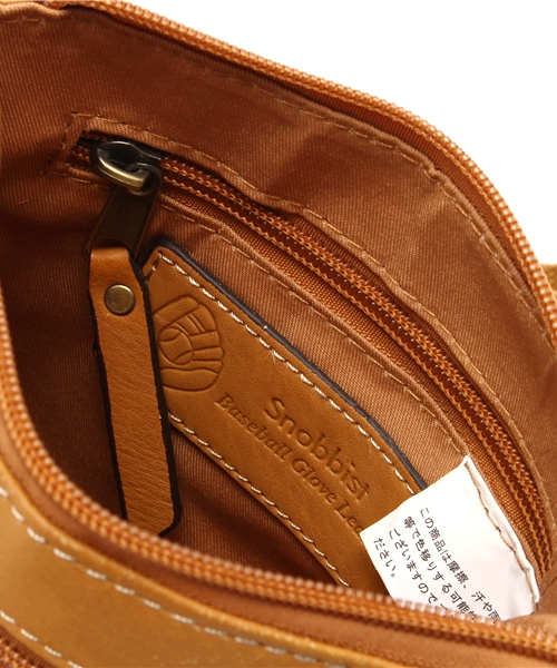 【新品】Snobbistスノビスト ショルダーバッグ　キャメル 新品】Snobbistスノビスト ショルダーバッグキャメル