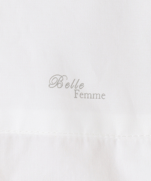 B.C STOCK(ベーセーストック)の「《追加2》ポプリン ボタンダウン ポケット シャツ(シャツ/ブラウス・レディース・ホワイト/ネイビー/ブルー・FREE)」の14枚目の写真