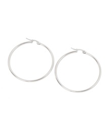 LAKOLE | ステンレスワンタッチビッグフープピアス / 144604(ピアス（両耳用）)