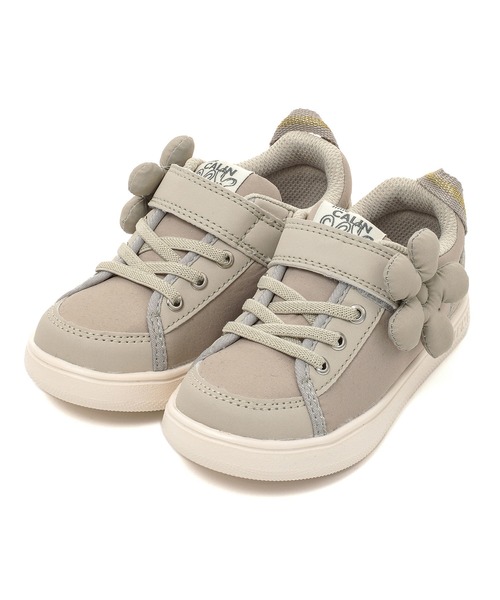 IFME(イフミー)の「KIDS|ifme CALIN ビッグフラワースニーカー(スニーカー・キッズ・ピンク/ブラック/グレー・21.0cm/18.0cm/18.5cm/19.0cm/19.5cm/20.0cm/20.5cm/15.0cm/15.5cm/16.0cm/16.5cm/17.0cm/17.5cm)」の3枚目の写真