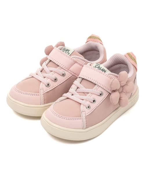 IFME(イフミー)の「KIDS|ifme CALIN ビッグフラワースニーカー(スニーカー・キッズ・ピンク/ブラック/グレー・21.0cm/18.0cm/18.5cm/19.0cm/19.5cm/20.0cm/20.5cm/15.0cm/15.5cm/16.0cm/16.5cm/17.0cm/17.5cm)」の1枚目の写真