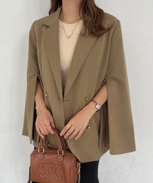 JUNOAH | 袖スリット金ボタンテーラードジャケット(テーラードジャケット)