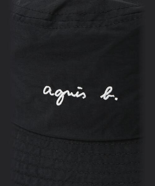 agnes b.（アニエスベー）の「ベビー ハット（ハット・キッズ・ブラック・FREE）」の4枚目の写真