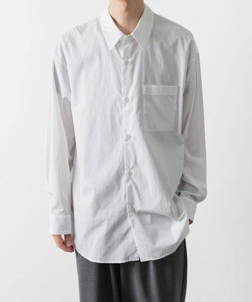ATTACHMENT（アタッチメント）の「170/2 スビン ブロードL/Sシャツ / 170/2 SVIN BROAD L/S SHIRT（シャツ/ブラウス・メンズ・ホワイト/ブルー/ブラック・1/3/2）」の11枚目の写真