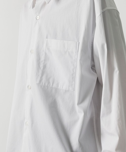 ATTACHMENT（アタッチメント）の「170/2 スビン ブロードL/Sシャツ / 170/2 SVIN BROAD L/S SHIRT（シャツ/ブラウス・メンズ・ホワイト/ブルー/ブラック・1/3/2）」の5枚目の写真