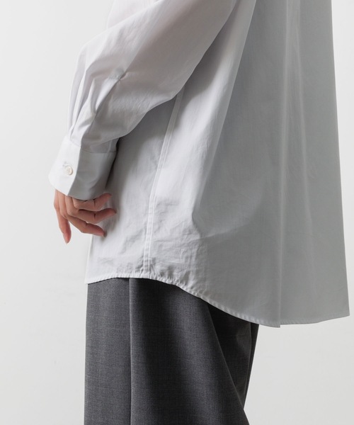 ATTACHMENT（アタッチメント）の「170/2 スビン ブロードL/Sシャツ / 170/2 SVIN BROAD L/S SHIRT（シャツ/ブラウス・メンズ・ホワイト/ブルー/ブラック・1/3/2）」の6枚目の写真