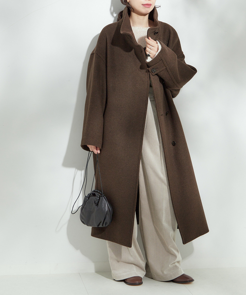 JOURNAL STANDARD MANTECO 紫 チェスターコート