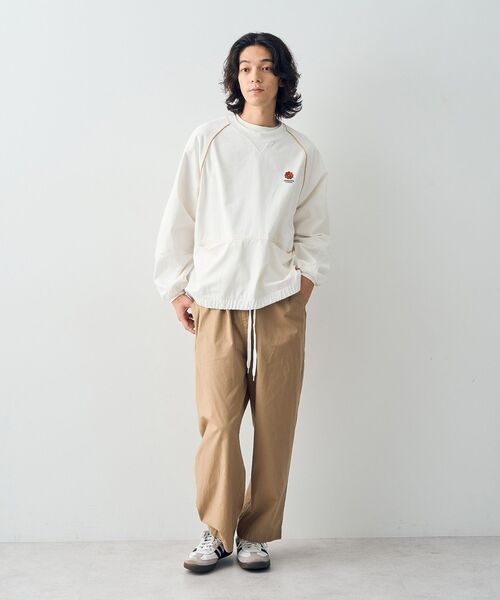 CRAFT STANDARD BOUTIQUE（クラフトスタンダードブティック）の「URANIWA MIGHTY WHT DENIM P/O（Tシャツ/カットソー・レディース・ホワイト・M/L/XL）」の6枚目の写真