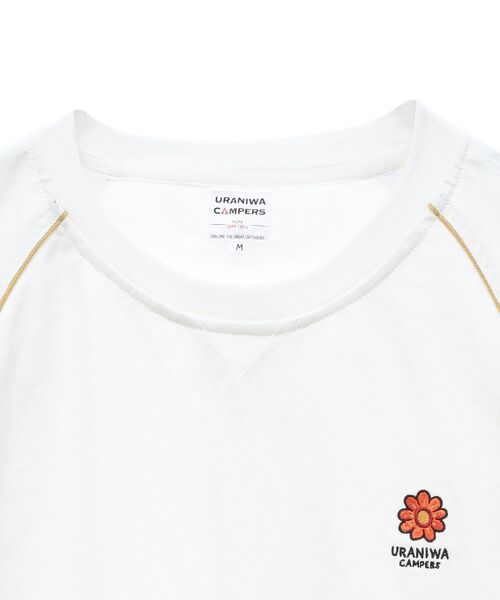 CRAFT STANDARD BOUTIQUE（クラフトスタンダードブティック）の「URANIWA MIGHTY WHT DENIM P/O（Tシャツ/カットソー・レディース・ホワイト・M/L/XL）」の11枚目の写真