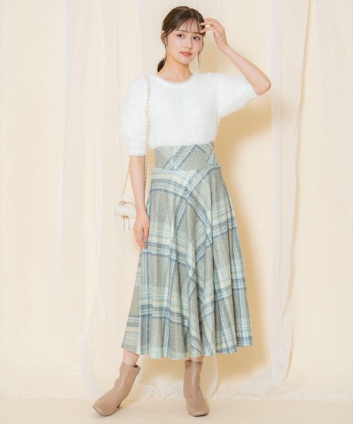 WILLSELECTION(ウィルセレクション)の「シャギーラメ5分袖プルオーバー(ニット/セーター・レディース・ベージュ/シルバー/オフホワイト/ピンク・FREE)」の12枚目の写真