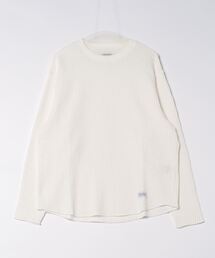 BANKS | LOGO/BANKS(バンクス)スタンダードフィットワッフルクルーネックロングカットソー(Tシャツ/カットソー)