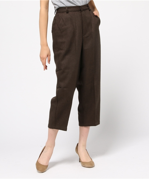 WEGO(ウィゴー)の「WEGO/クロップドテーパードパンツ(その他パンツ・レディース・グレー系その他/ブルー系その他/ブラウン・FREE)」の16枚目の写真