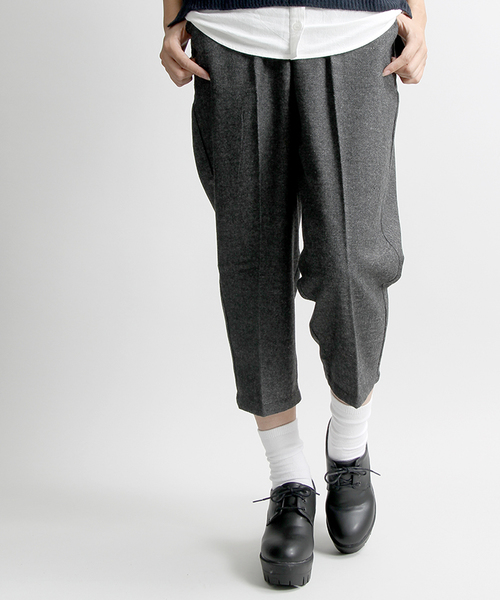 WEGO(ウィゴー)の「WEGO/クロップドテーパードパンツ(その他パンツ・レディース・グレー系その他/ブルー系その他/ブラウン・FREE)」の15枚目の写真