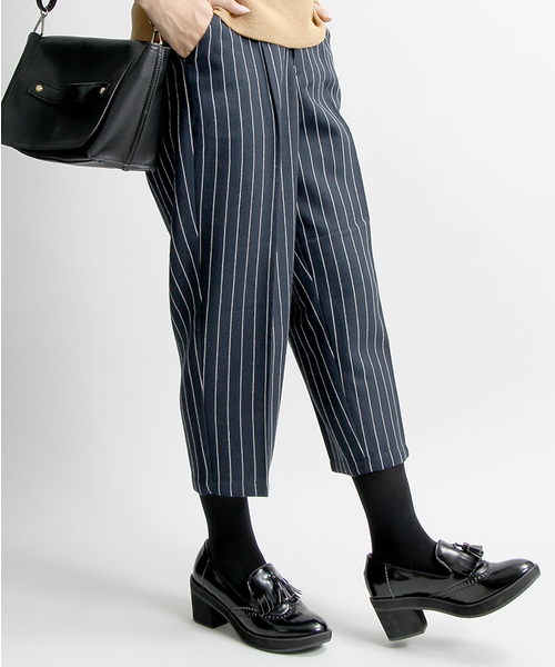 WEGO(ウィゴー)の「WEGO/クロップドテーパードパンツ(その他パンツ・レディース・グレー系その他/ブルー系その他/ブラウン・FREE)」の18枚目の写真