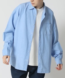 ARCADE | オーバーサイズ オックスフォード レギュラーカラー 長袖シャツ(シャツ/ブラウス)