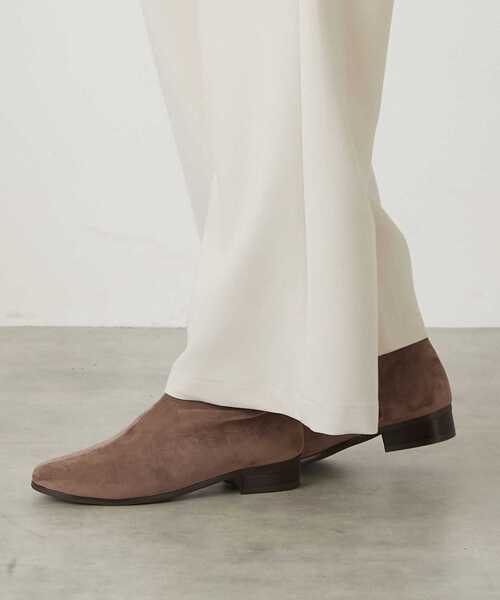 MELROSE claire(メルローズ クレール)の「【ソフトな足あたりのストレッチブーツ】(ブーツ・レディース・ダークブラウン/ブラック/グレイッシュベージュ・2/3/4)」の8枚目の写真