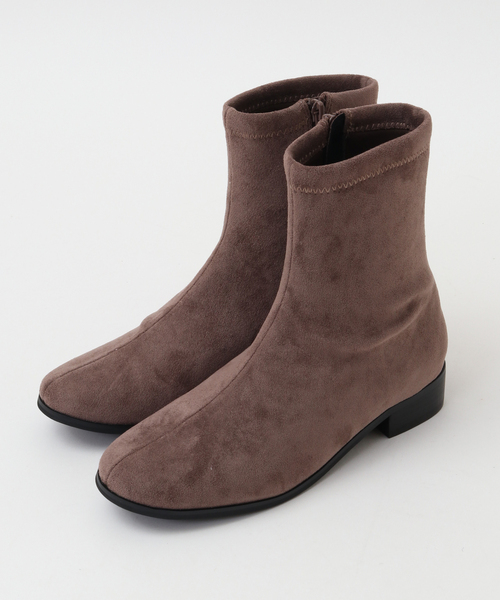 MELROSE claire(メルローズ クレール)の「【ソフトな足あたりのストレッチブーツ】(ブーツ・レディース・ダークブラウン/ブラック/グレイッシュベージュ・2/3/4)」の12枚目の写真