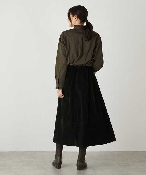 MELROSE claire(メルローズ クレール)の「【ソフトな足あたりのストレッチブーツ】(ブーツ・レディース・ダークブラウン/ブラック/グレイッシュベージュ・2/3/4)」の16枚目の写真