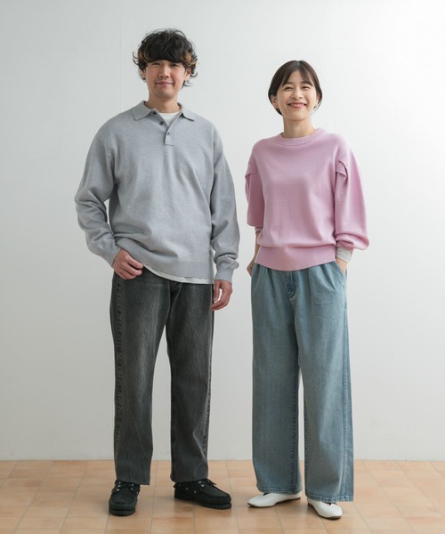 セール】『UR TECH 200日ニット』ショルダータックプルオーバー