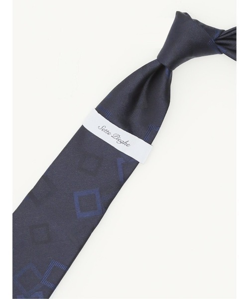 m.f.エディトリアル メンズ セッテピエゲ シルク総柄 ネクタイ 8cm幅（ネクタイ）｜m.f.editorial（エムエフエディトリアル）