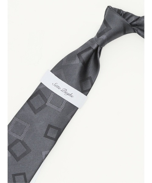 m.f.エディトリアル メンズ セッテピエゲ シルク総柄 ネクタイ 8cm幅（ネクタイ）｜m.f.editorial（エムエフエディトリアル）